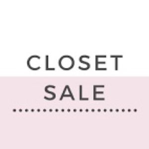 Closet sale!!